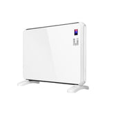 Drexon Finley Digital Mica Panel Heater 1500W with Glass Front - White